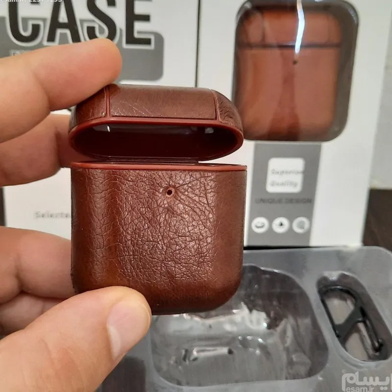 کاور و محافظ چرمی ایرپاد Apple Airpods 2