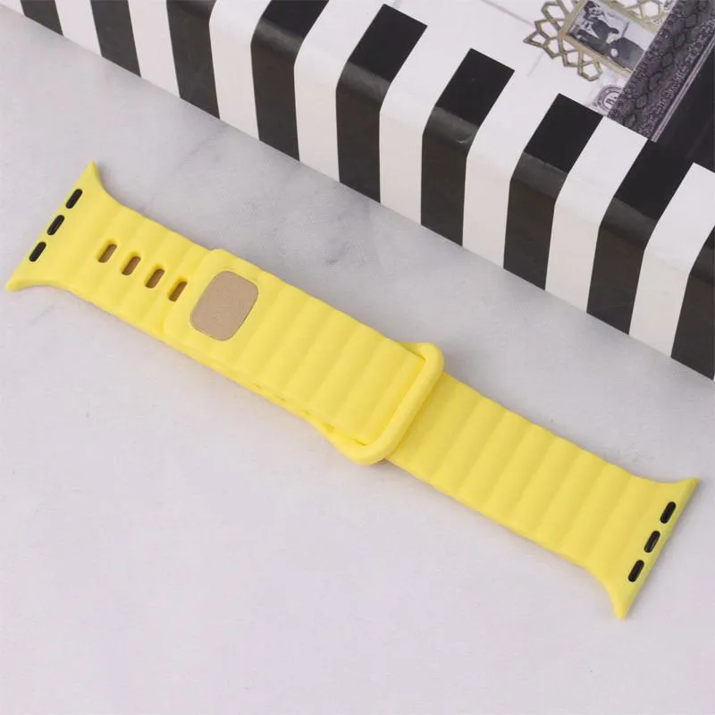 بندسیلیکون اپل واچStrapsGear4طرح پافر42/44/45/49mm