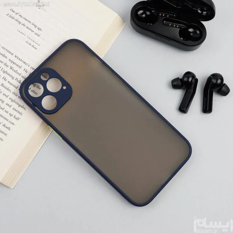 قاب PC مات محافظ لنز دار iPhone 12 Pro Max