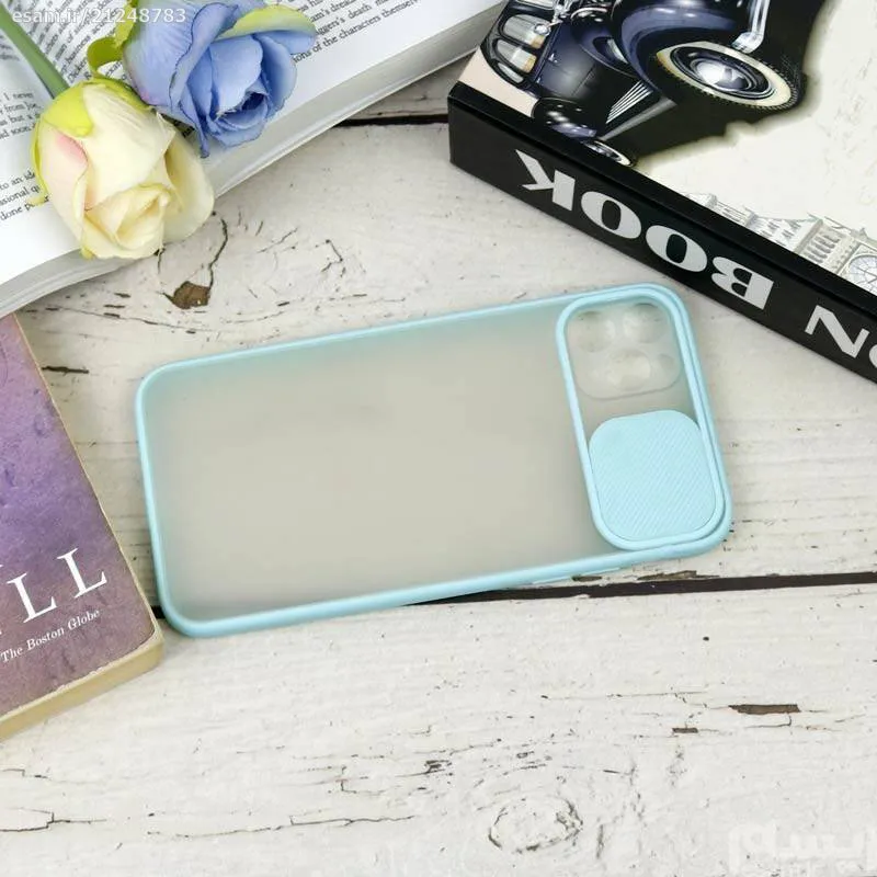 قاب PC مات محافظ لنز دار کشویی iPhone 12 Pro Max