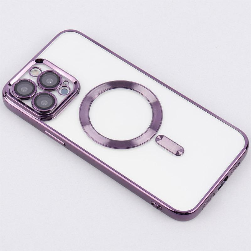 قاب شفافMagSafeژله ای محافظ لنزدارiPhone 13 ProMax