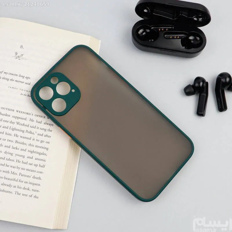 قاب PC مات محافظ لنز دار iPhone 12 Pro Max