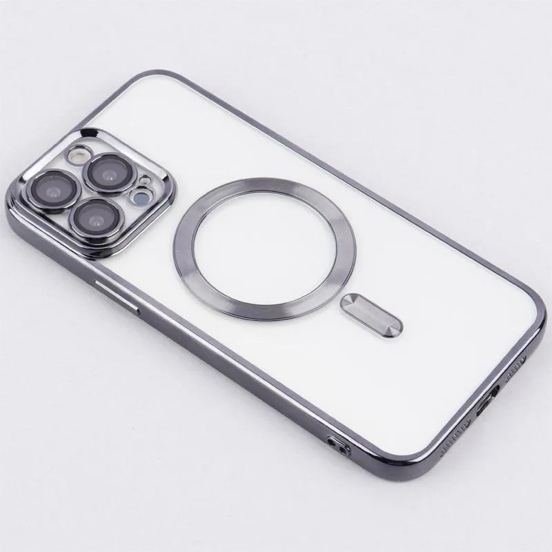 قاب شفافMagSafeژله ای محافظ لنزدارiPhone 13 ProMax