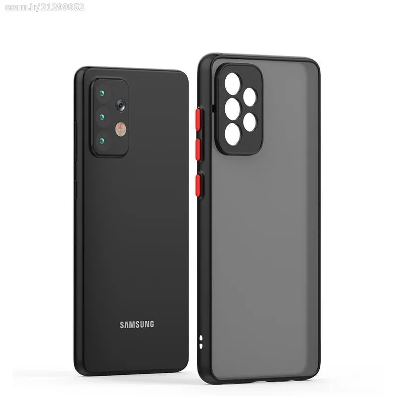قاب PC مات محافظ لنز دار Samsung A72