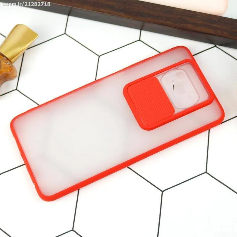 قاب PC مات محافظ لنز دار کشویی Xiaomi Poco X3