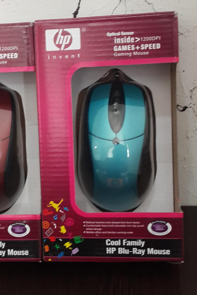 موس سیم دار اچ پی HP رنگ آبی