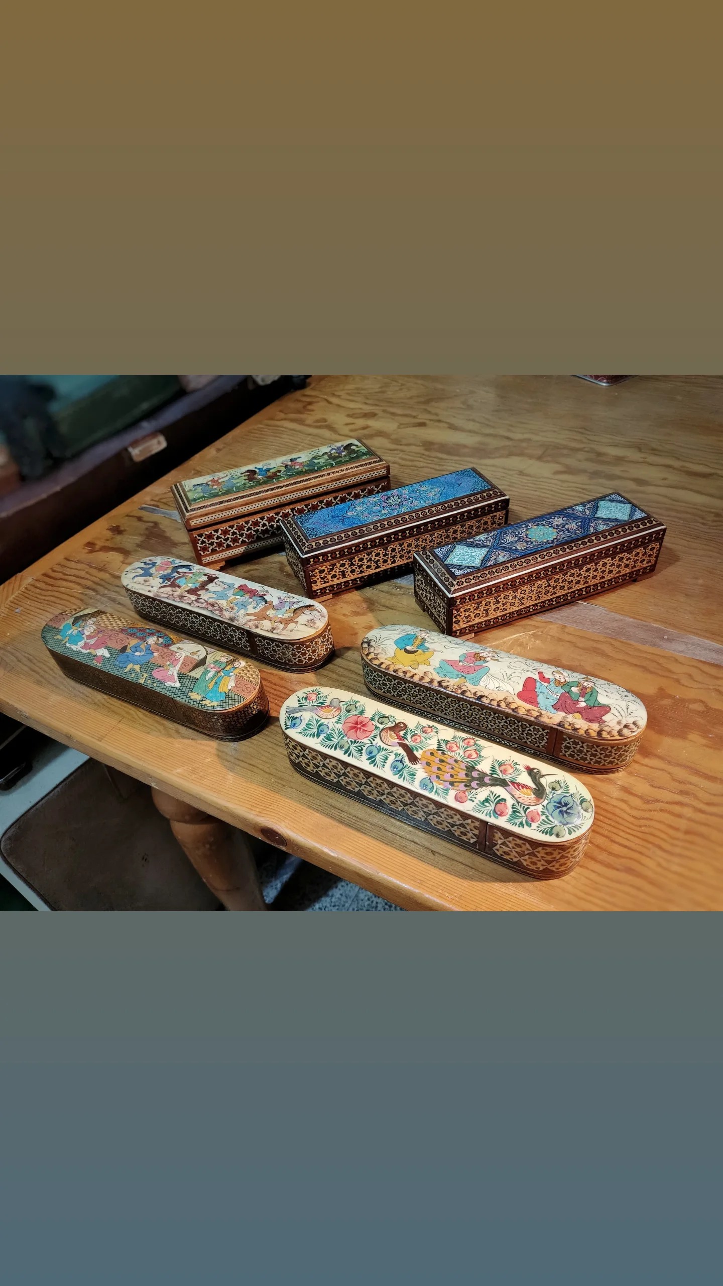 قلمدان خاتم کاری