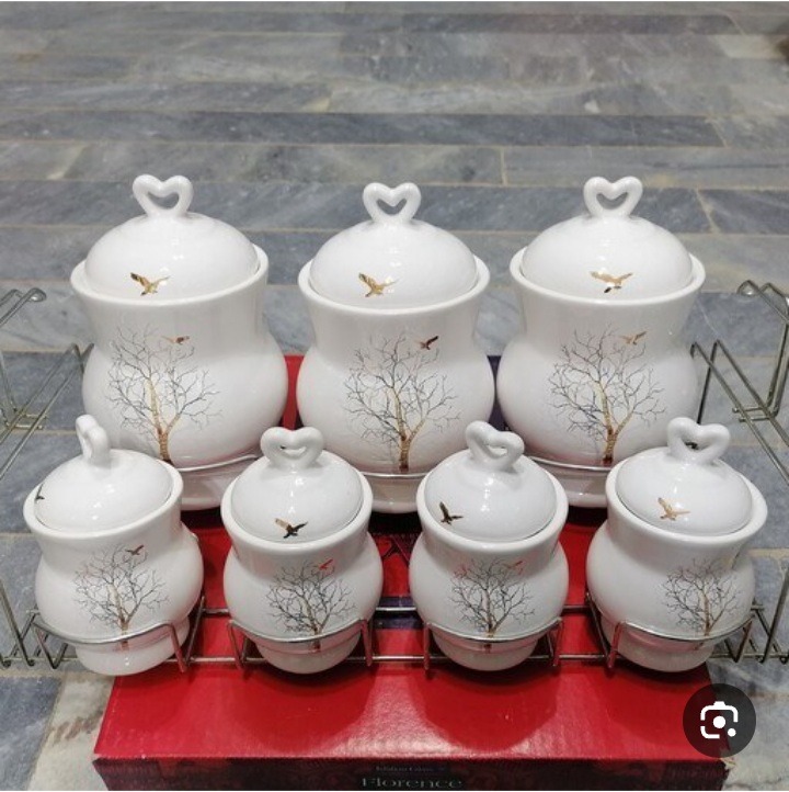 ست 7پارچه پاسماوری مام لوکس سرامیکی درختی