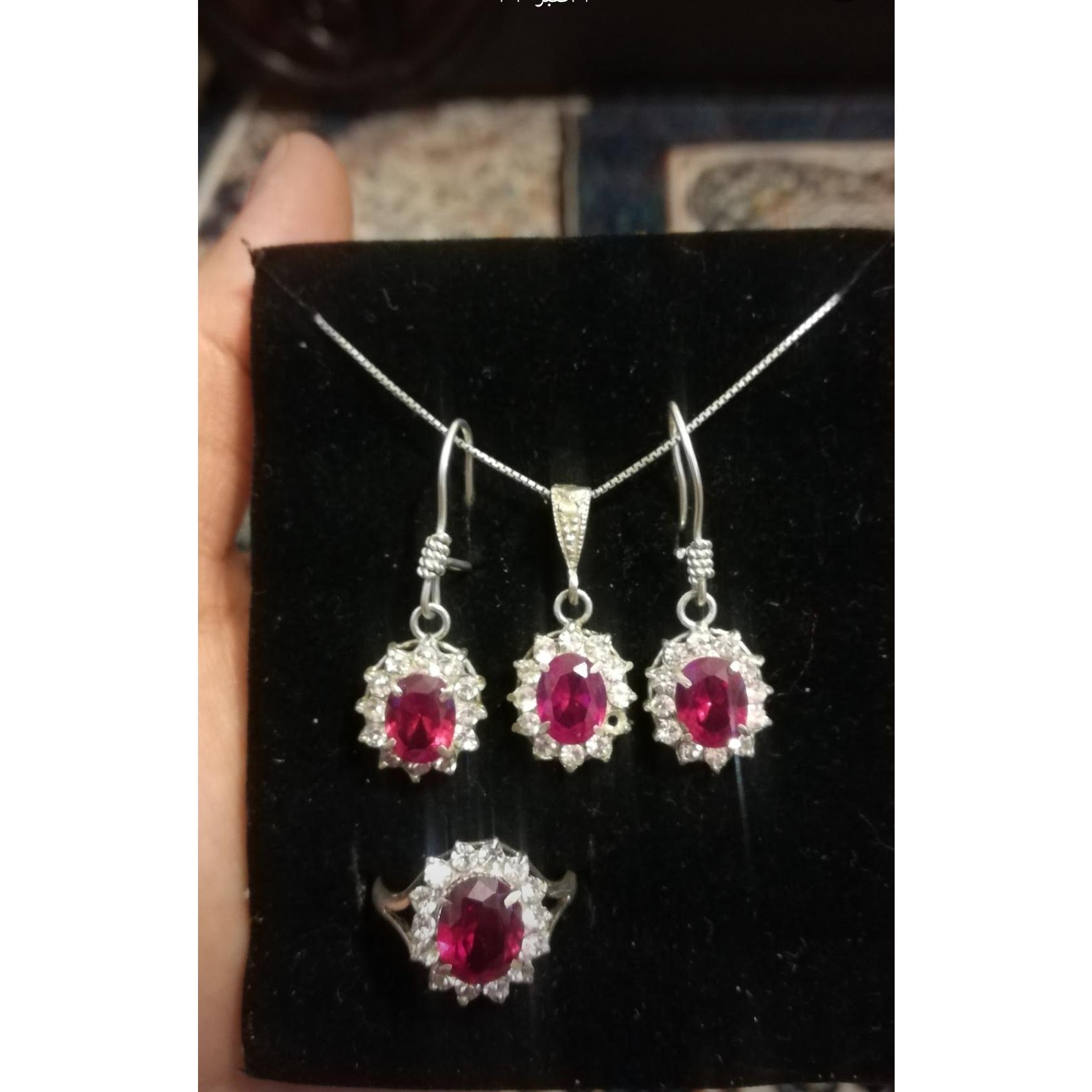 نیم ست نقره 925