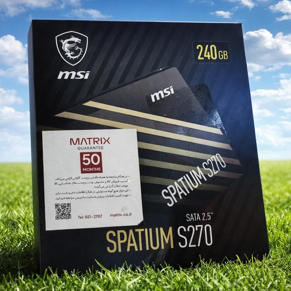 SSD اینترنال SATA III MSI مدل SPATIUM S270240