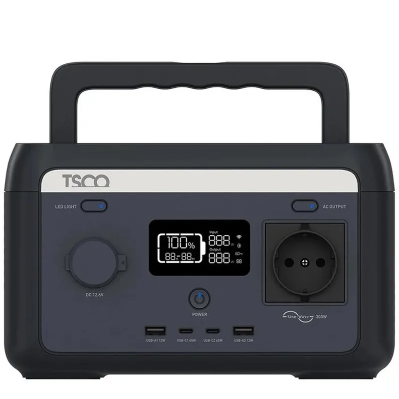 پاور استیشن TSCO 64000mAh مدل TST 301 300W مشکی