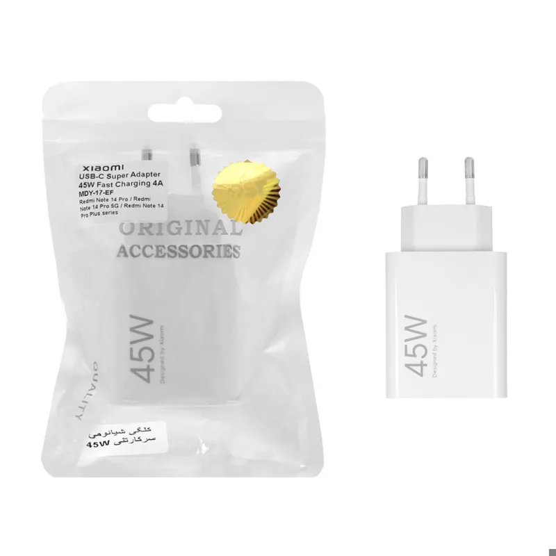 شارژرسرکارتنی تک پورت Xiaomi مدل MDY-17-EF 45W