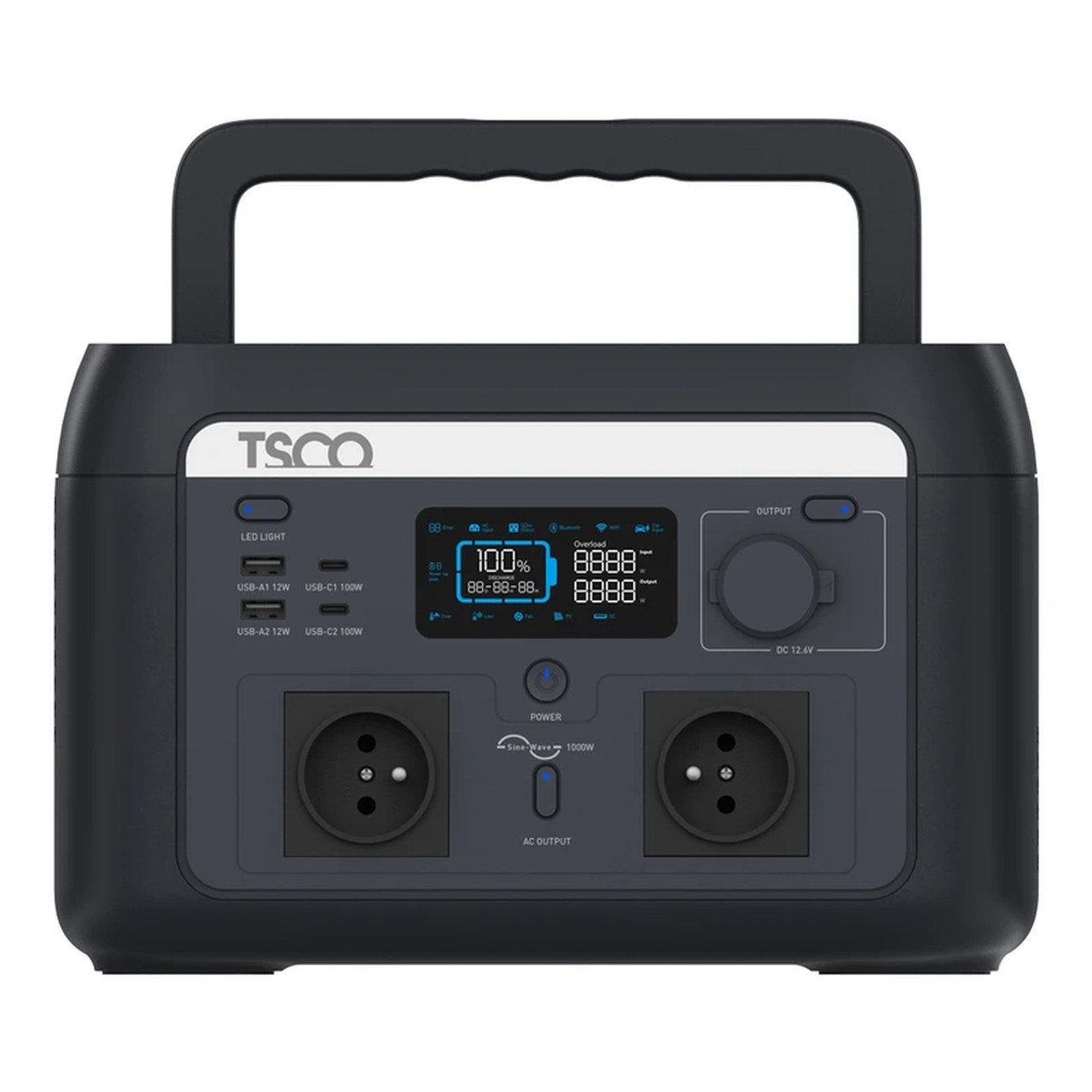 پاور استیشن TSCO 192000mAh مدل TST 1000 1000W