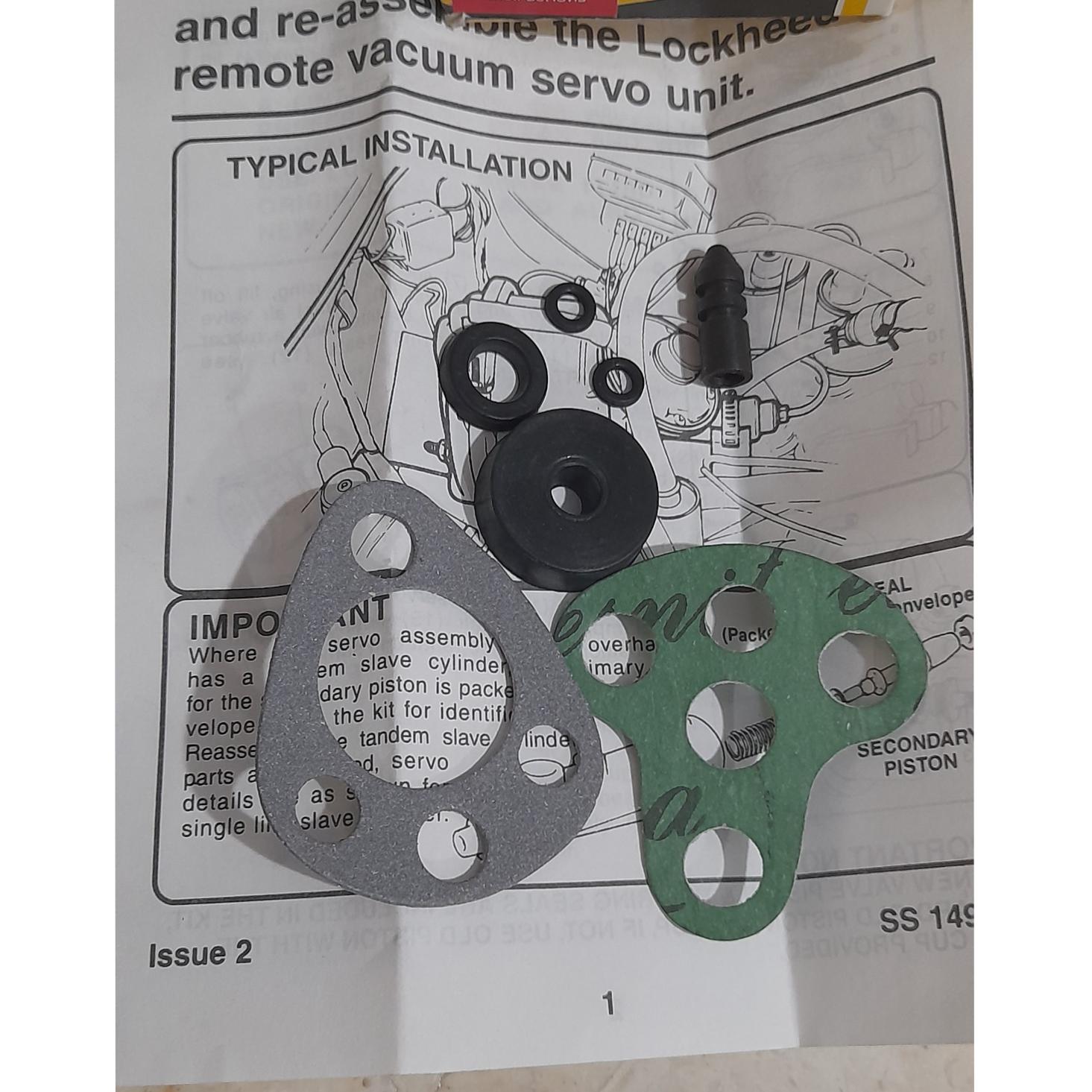 لوازم نیم بوستروکلاچ پیکان لاکید