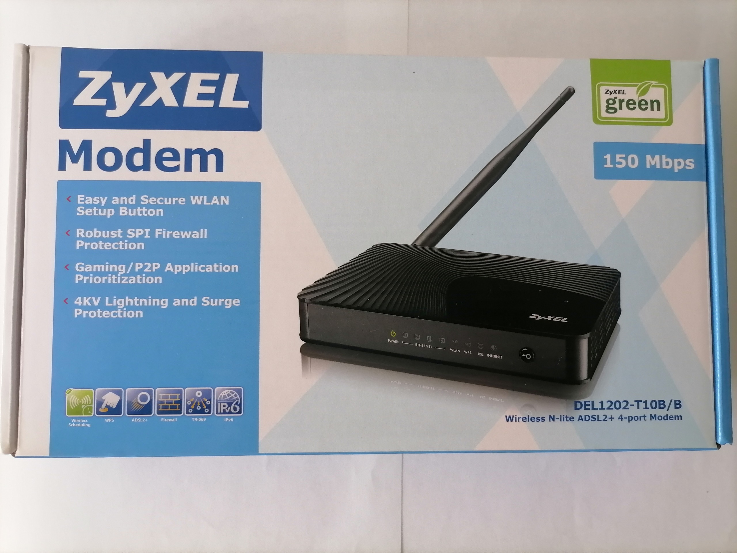 مودم زایکسل مدلzyxel DEL 1202 T10B