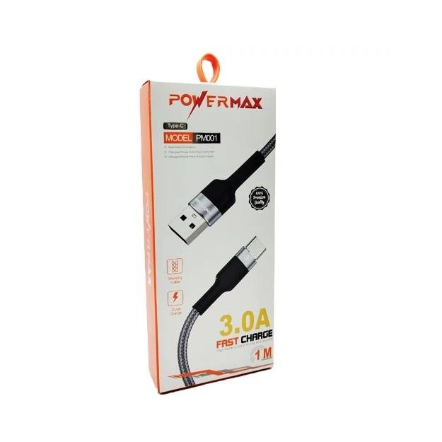 کابل USB به Type-C پاورمکس مدل Power Max PM001