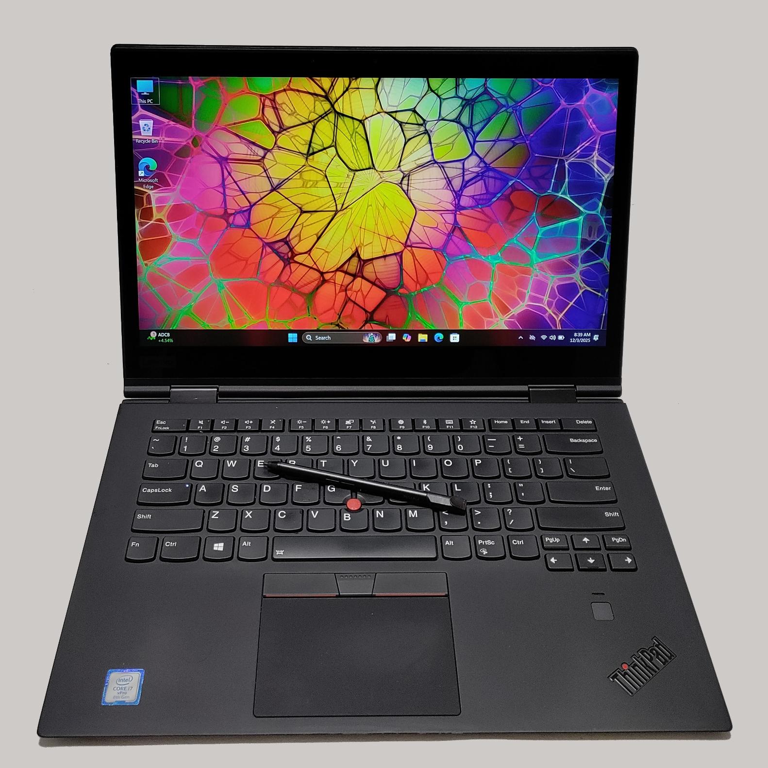 دارای قلم، هارد 512، i7, رم8, ThinkPad X1 Yoga