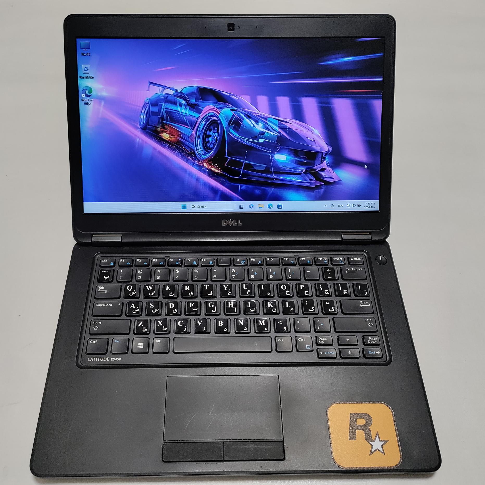 لپ تاپ Dell Latitude E5450 / رم 12 / هارد 256 / i7