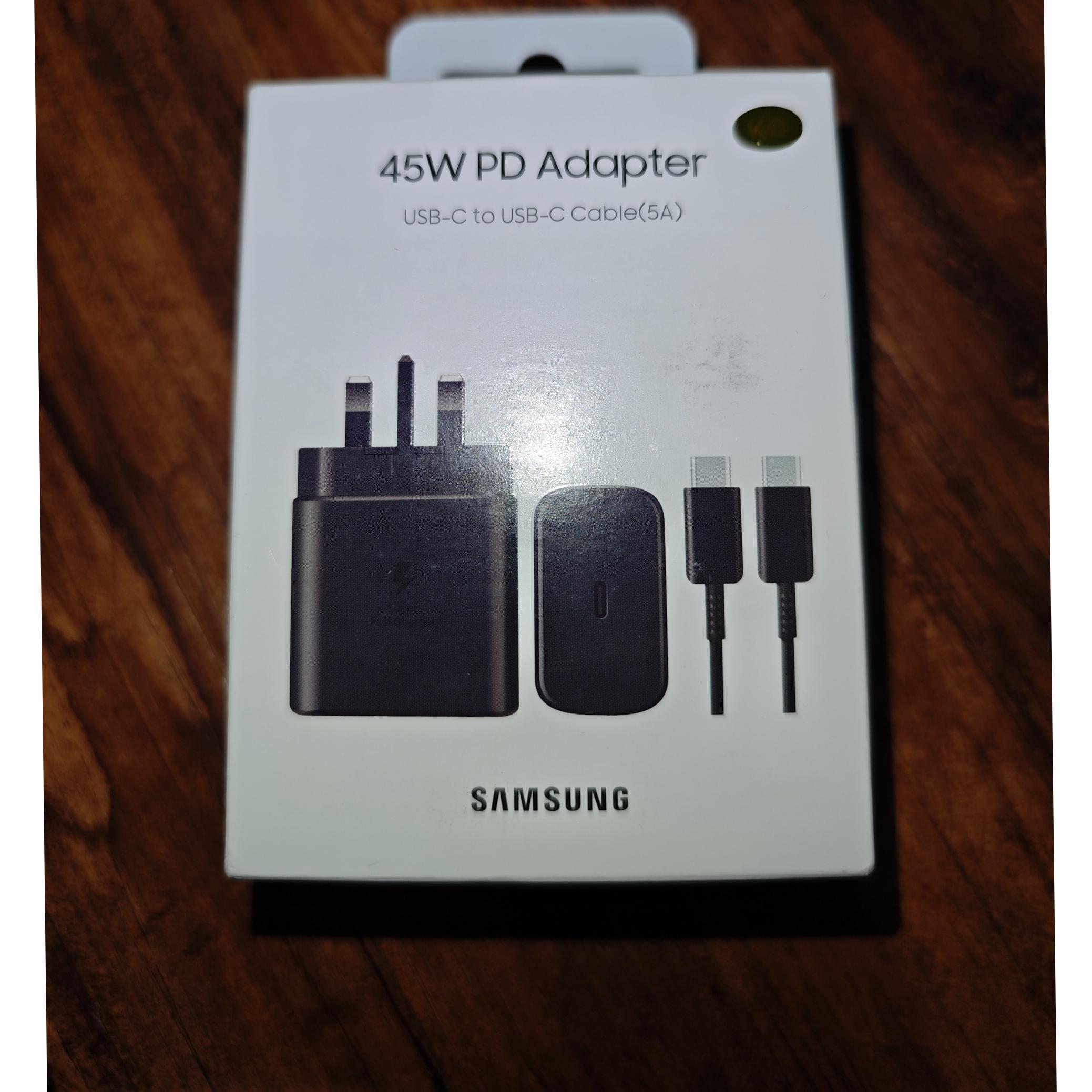 شارژر اورجینال 45w سامسونگ با کابل 1متری