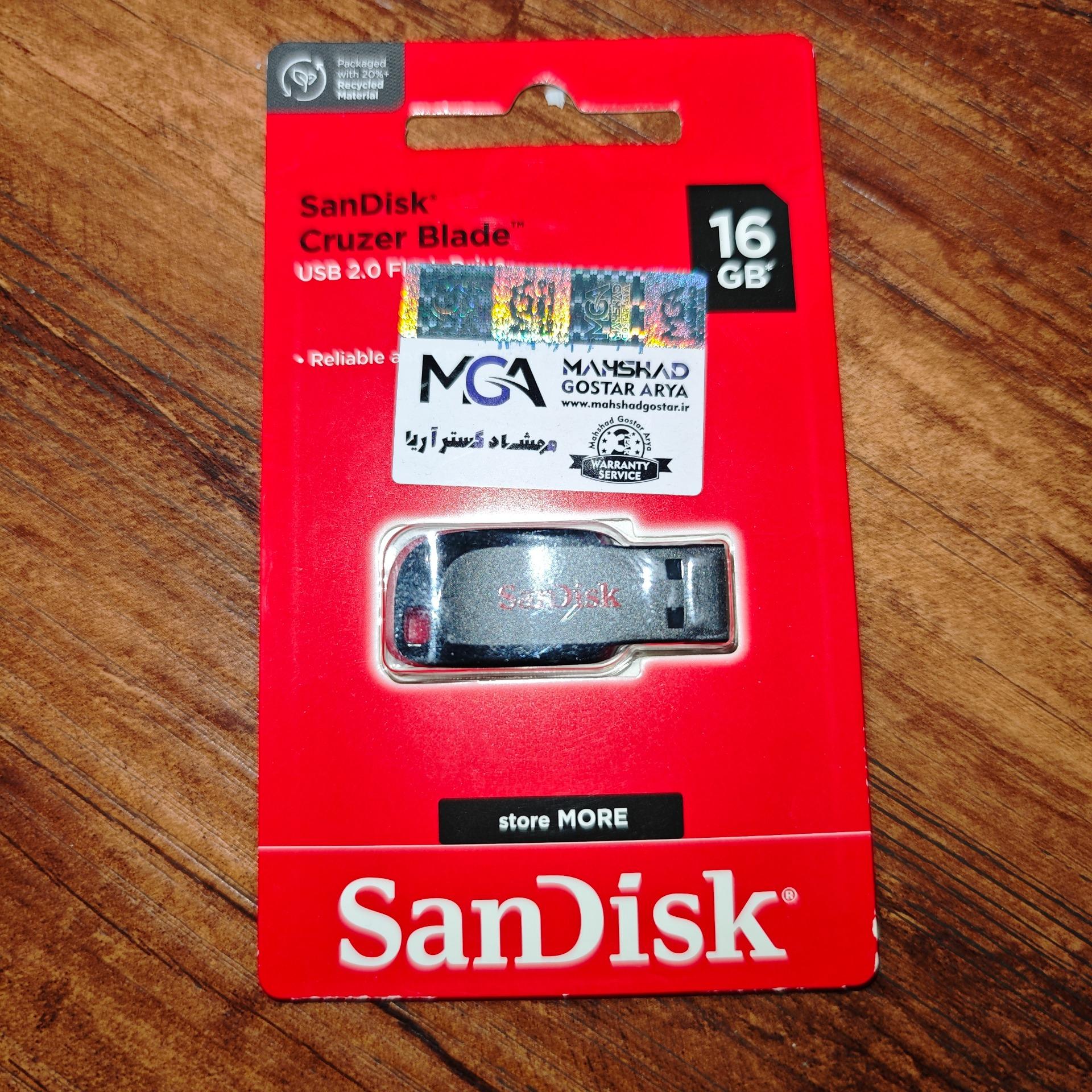 فلش مموری 16گیگ سن دیسک