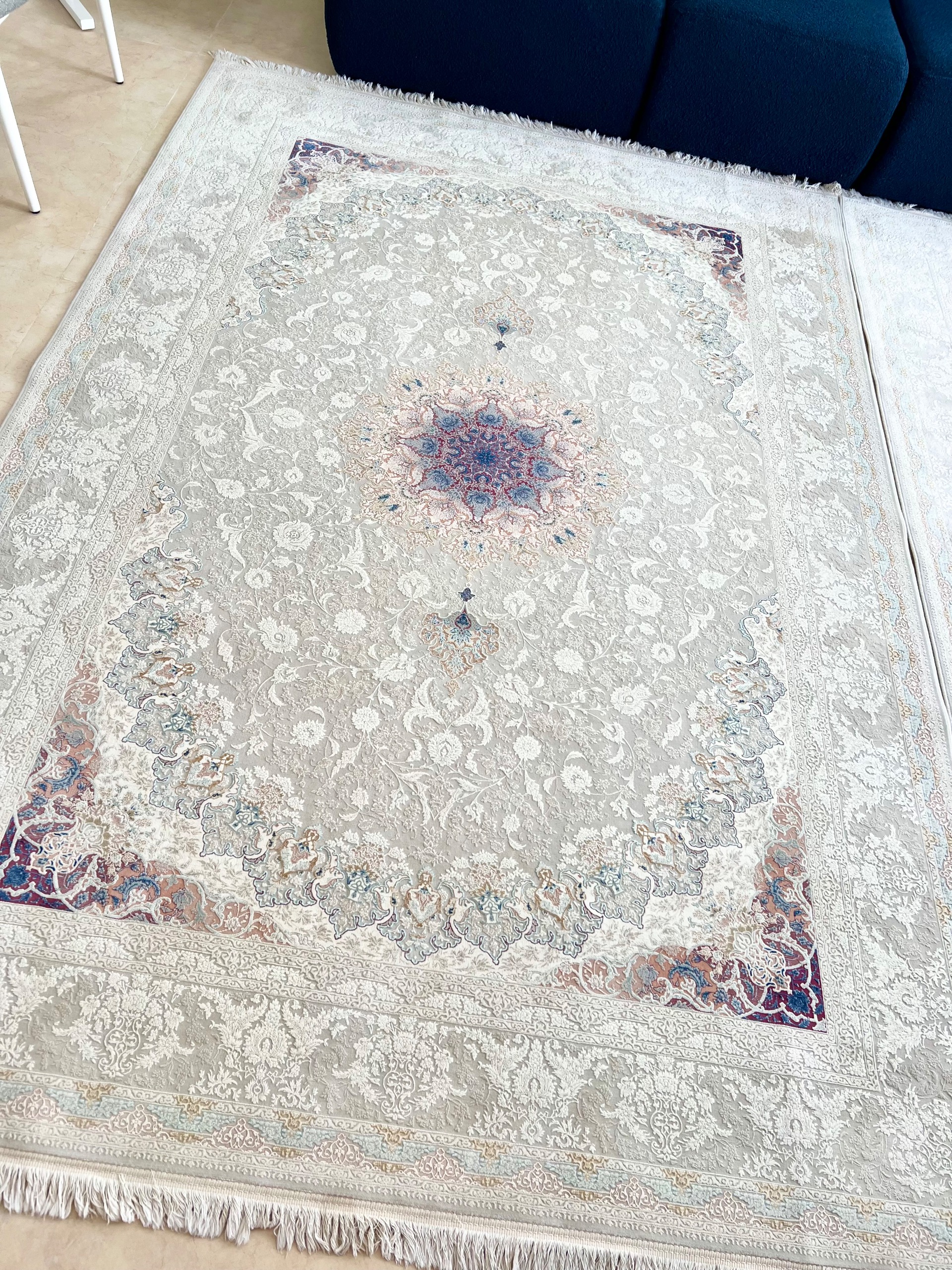 قیمت ویژه دو عدد فرش 6 متری 1200 شانه خاطره کاشان