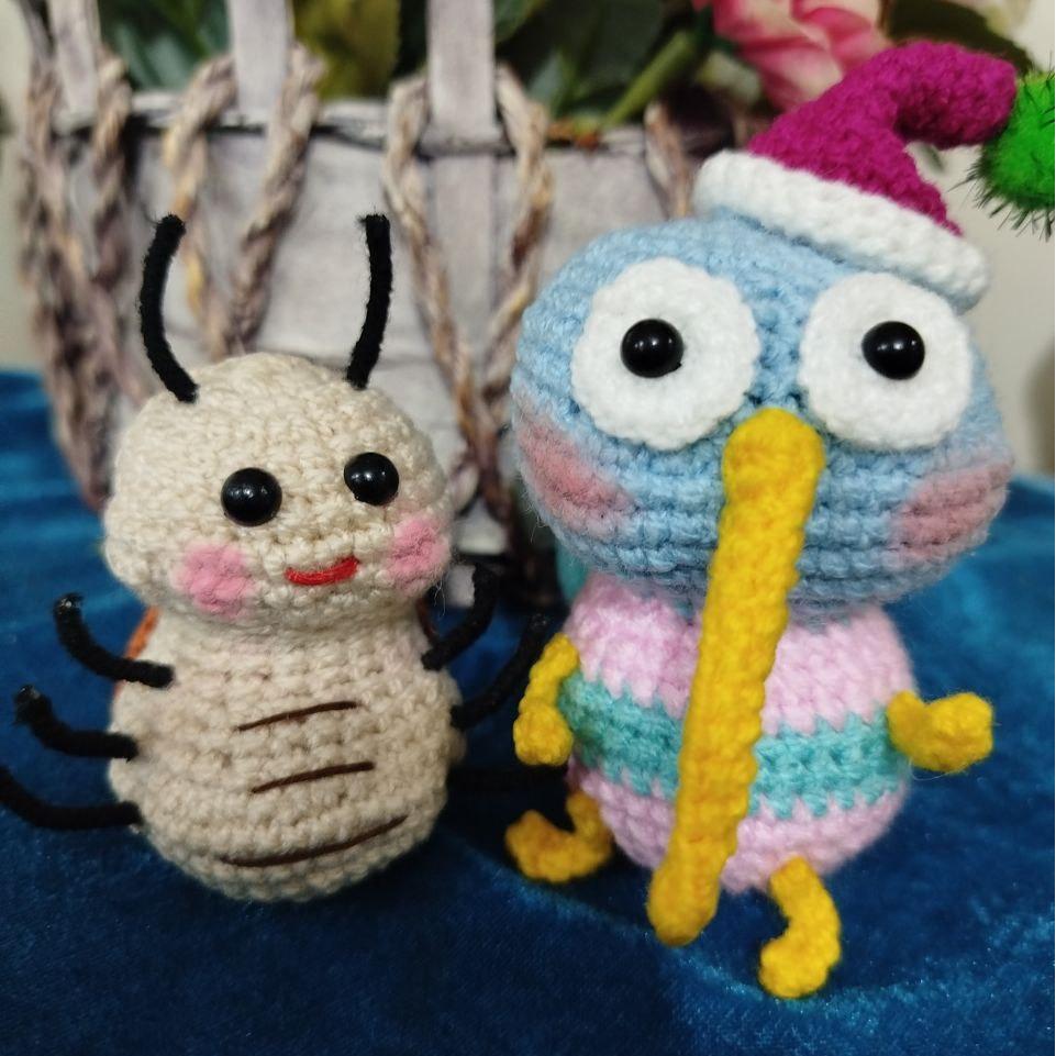 عروسک بافتنی پشه و سوسک