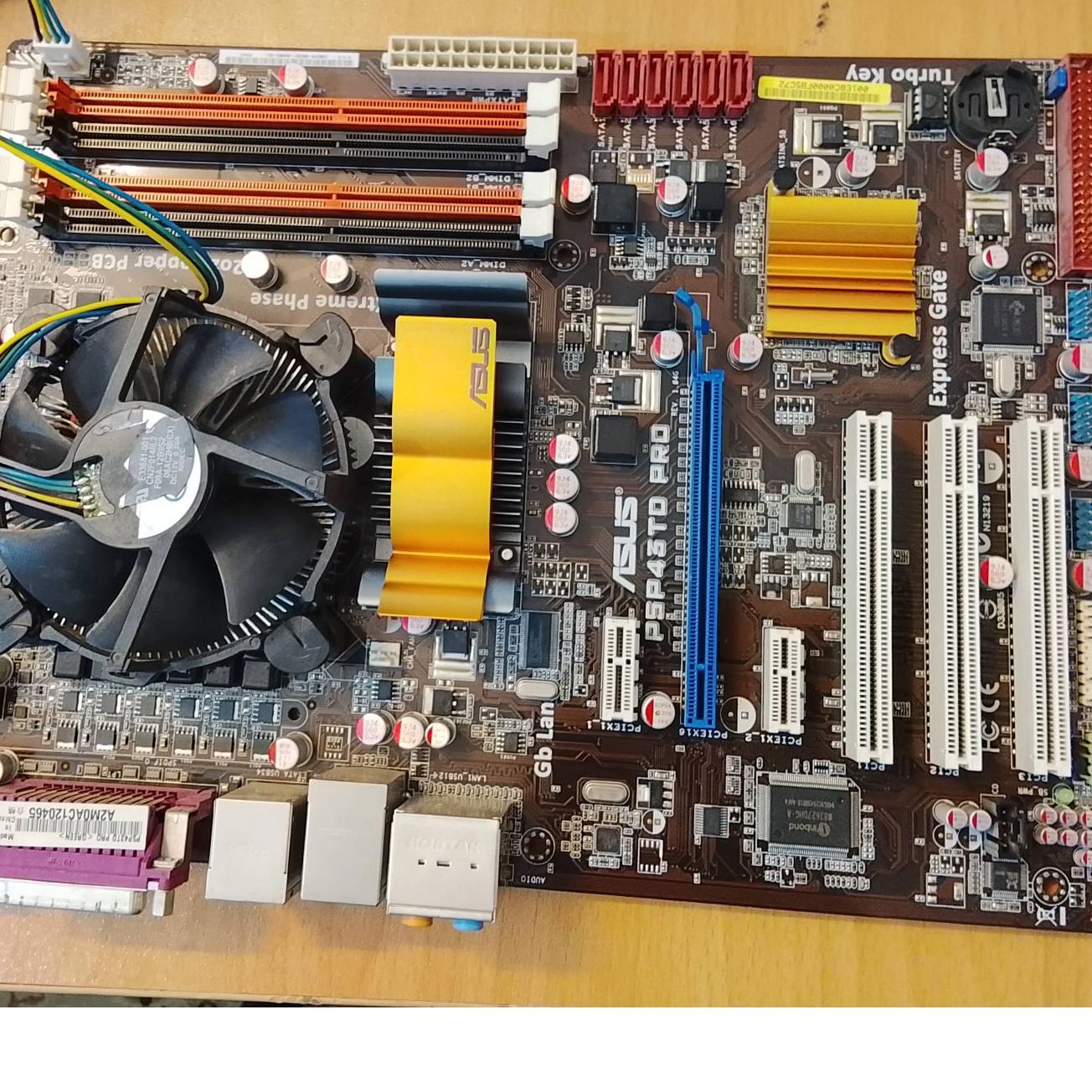 باندل اینتل E5400 با رم و مادربردAsus P5P43TD