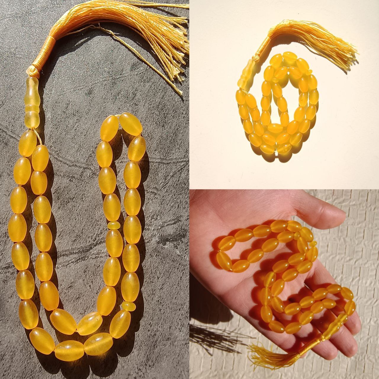 تسبیح 33 دانه سنگ جید