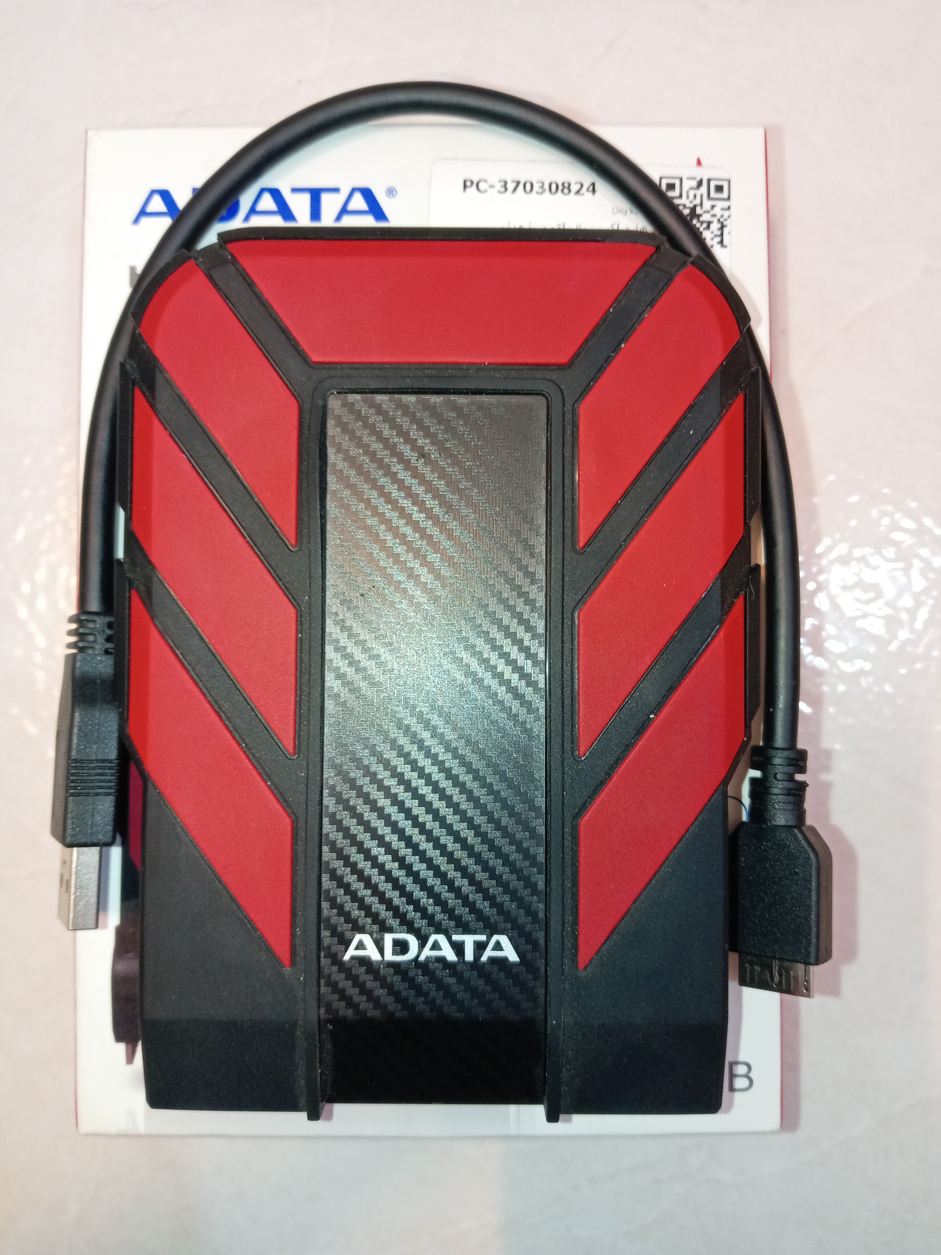 هارد اکسترنال ای دیتا 2ترا رنگ قرمز