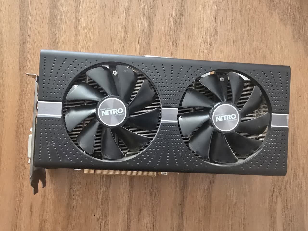 Rx 580 SAPPHIRE  NITRO 8G