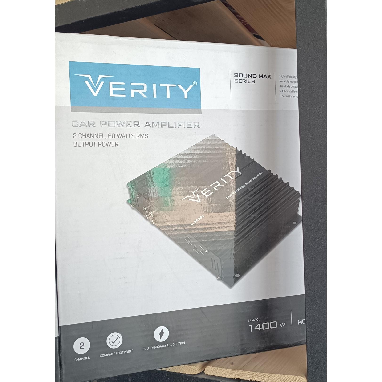 آمپلی فایر دو کانال وریتی فن دار