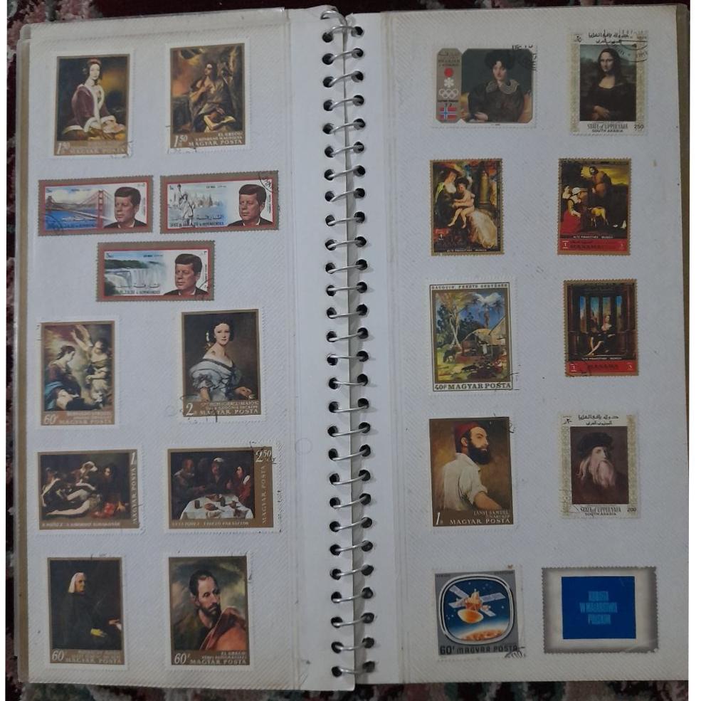 مقداری تمبر خارجی بامهر تجاری و جمهوری