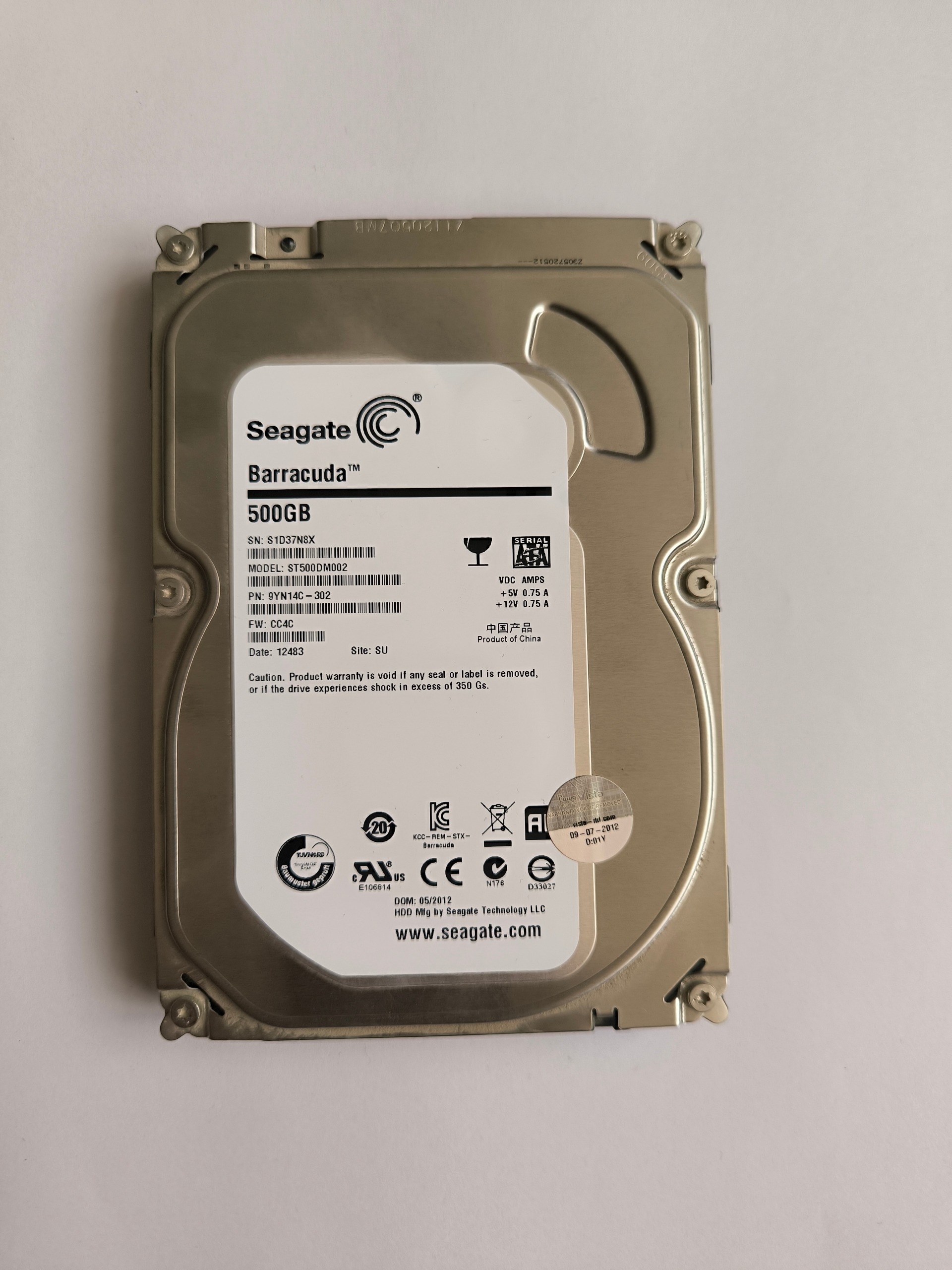 هارد 500 گیگ سیگیت