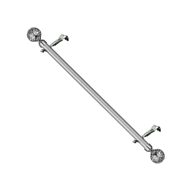 میله پرده پانچ استیل دیواری سایز 150