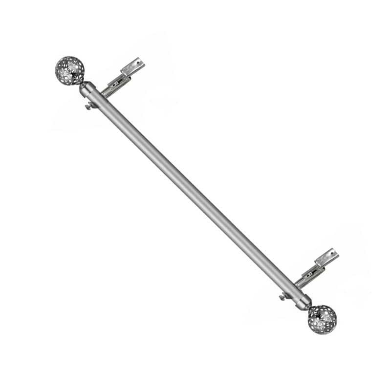 میله پرده پانچ استیل سقفی سایز 150 سانتی متر