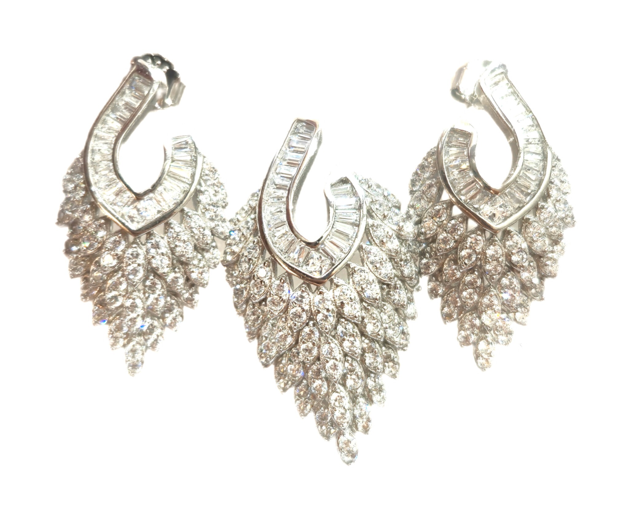 نیم ست نقره زنانه مدل SM101