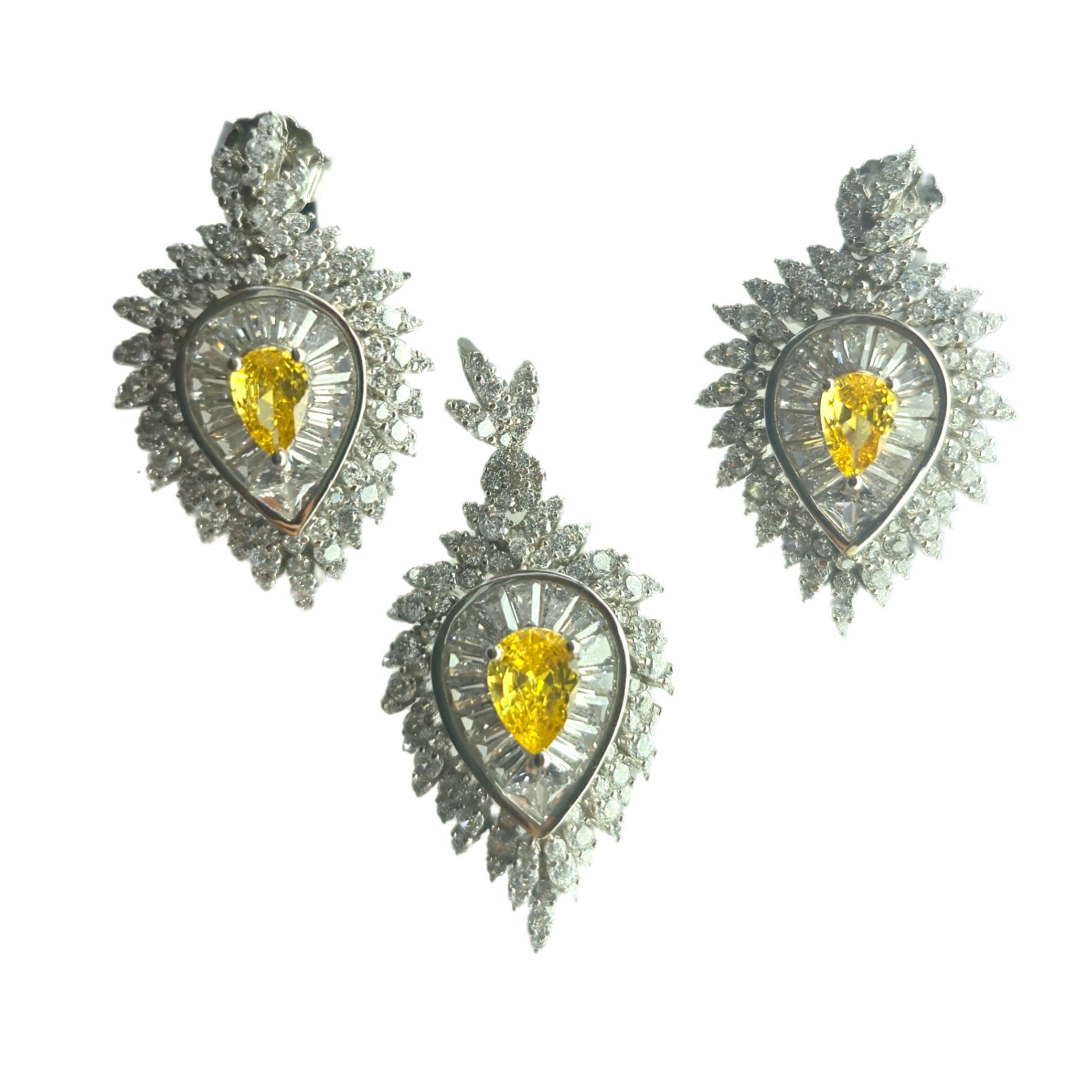 نیم ست نقره زنانه مدل SM102