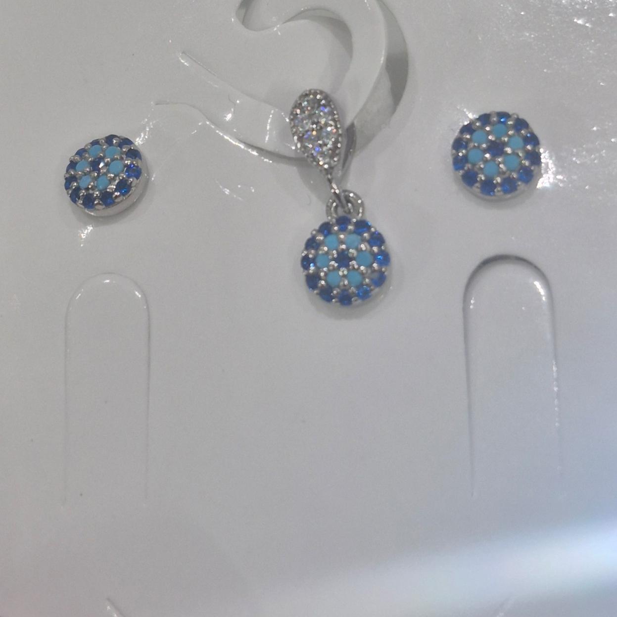 نیم ست نقره زنانه مدل SM108