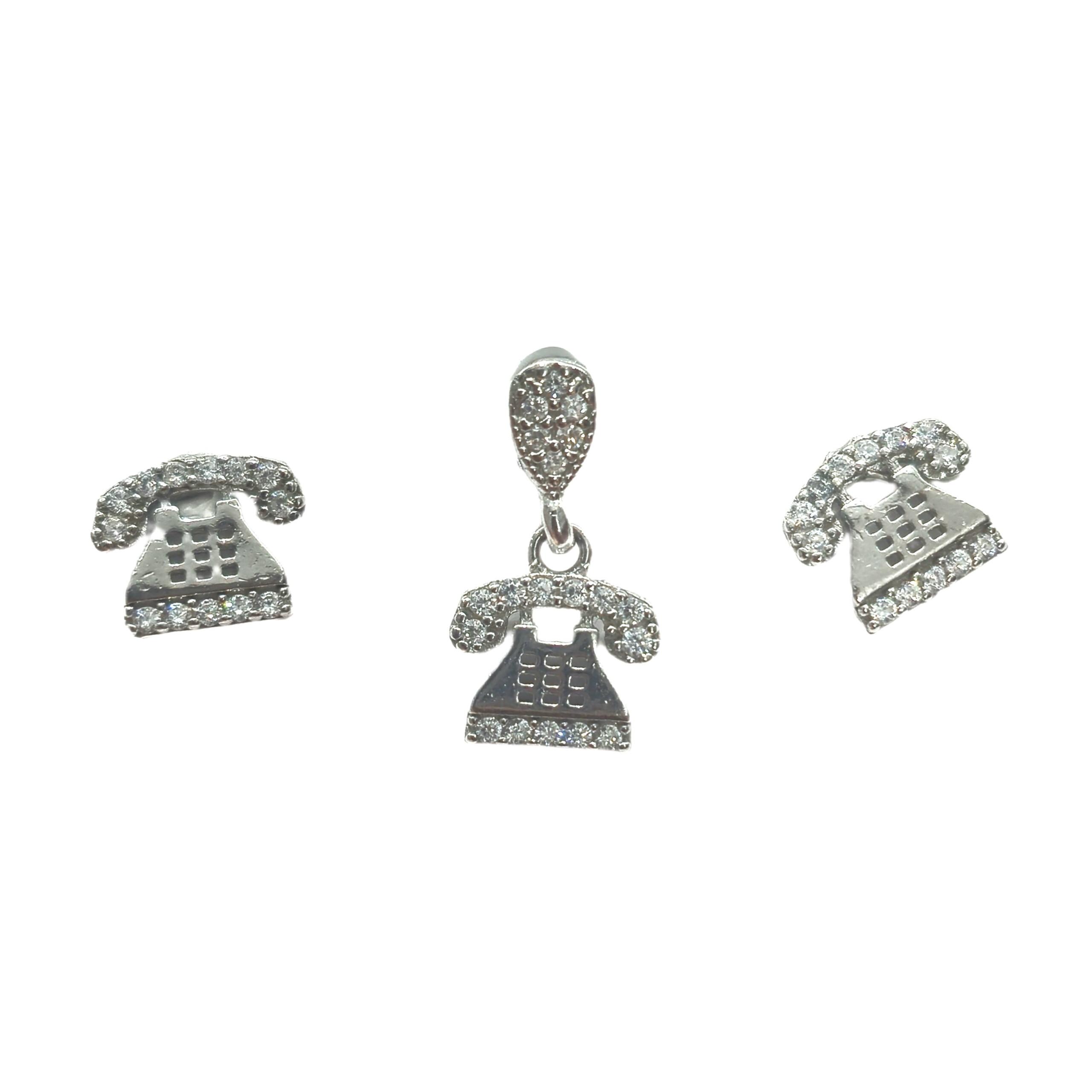 نیم ست نقره زنانه مدل SM115