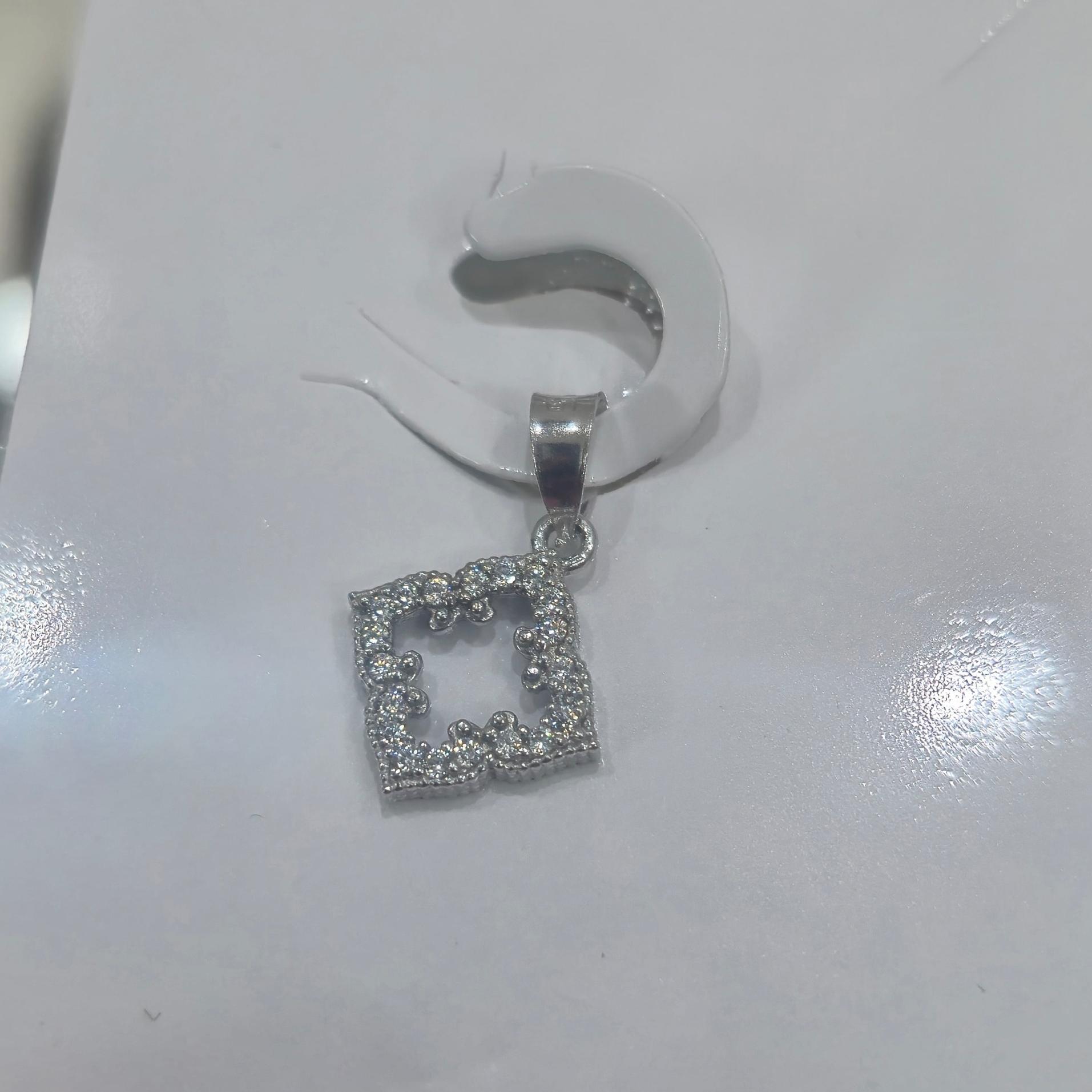 پلاک نقره تک مدل SM118