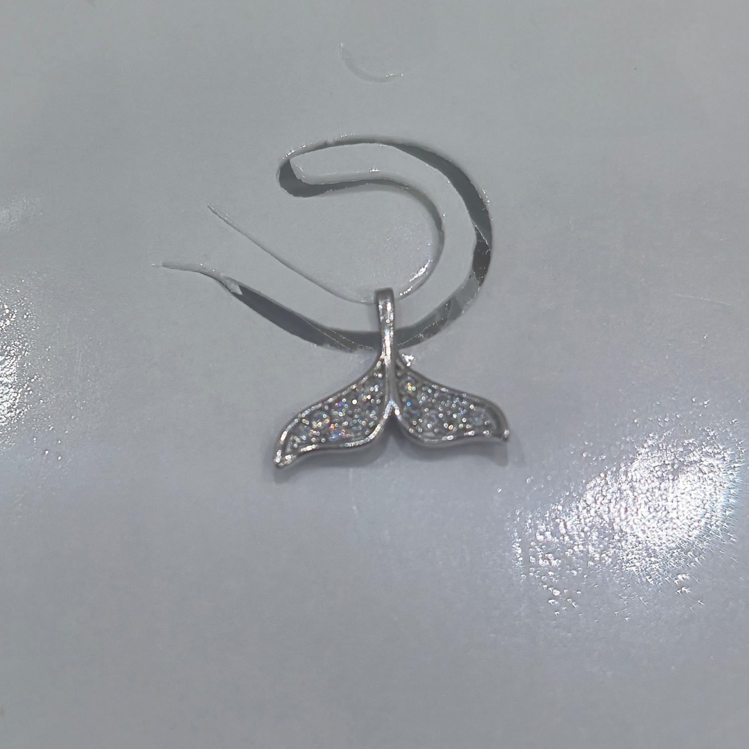 پلاک تک نقره مدل SM119