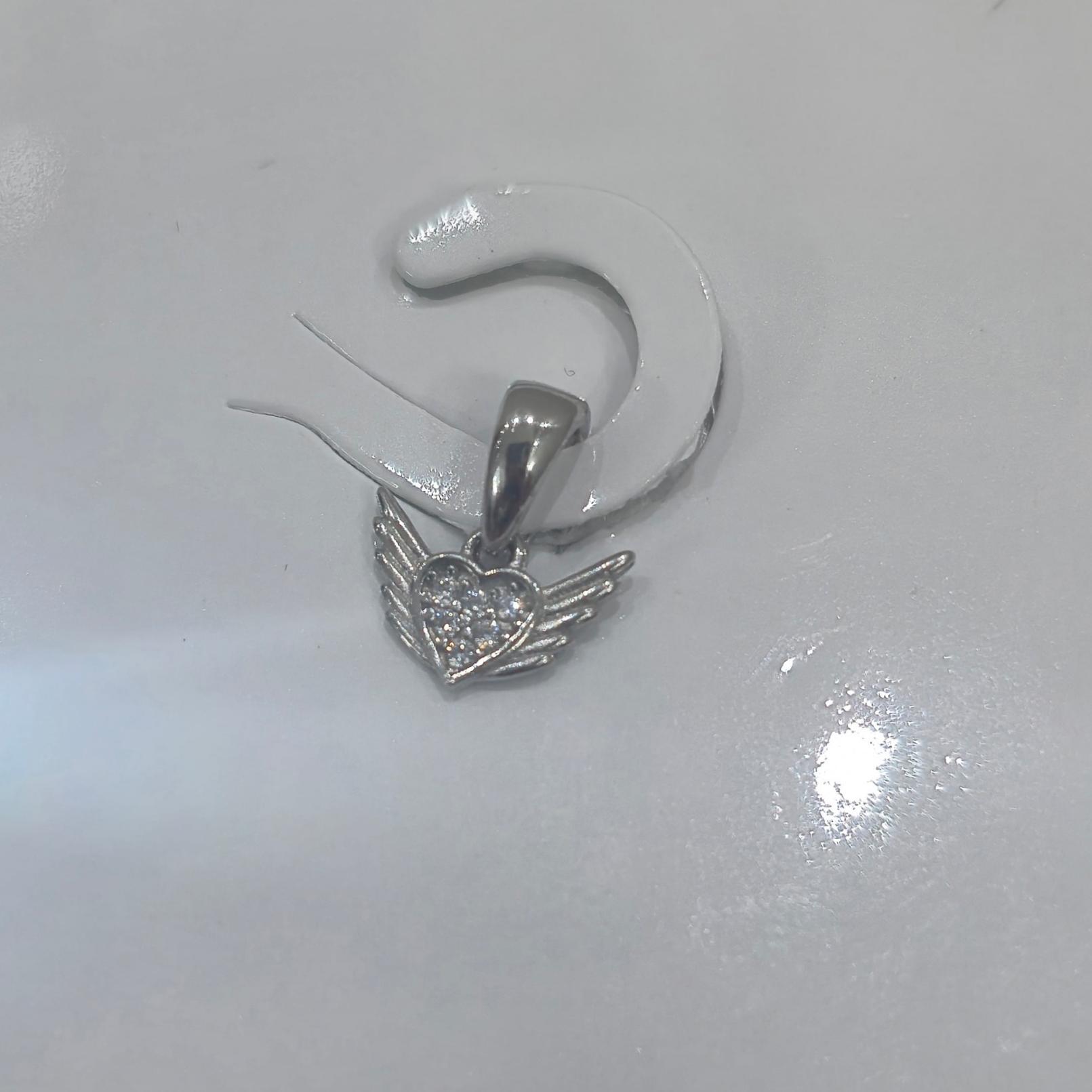 پلاک تک نقره مدل SM124