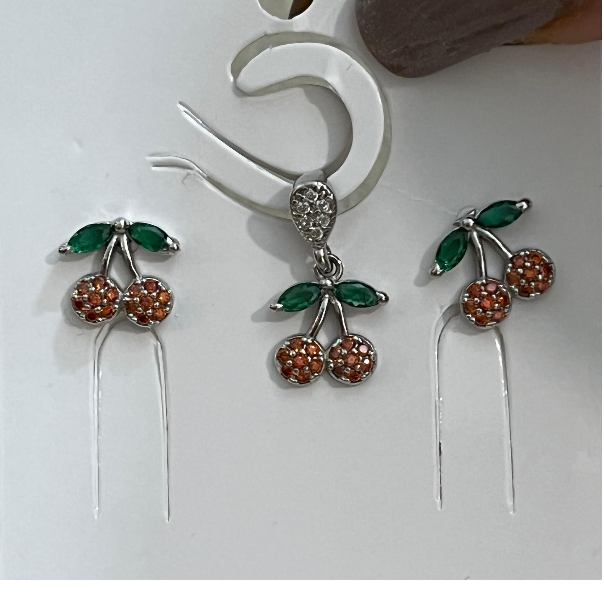 نیم ست نقره زنانه مدل SM117