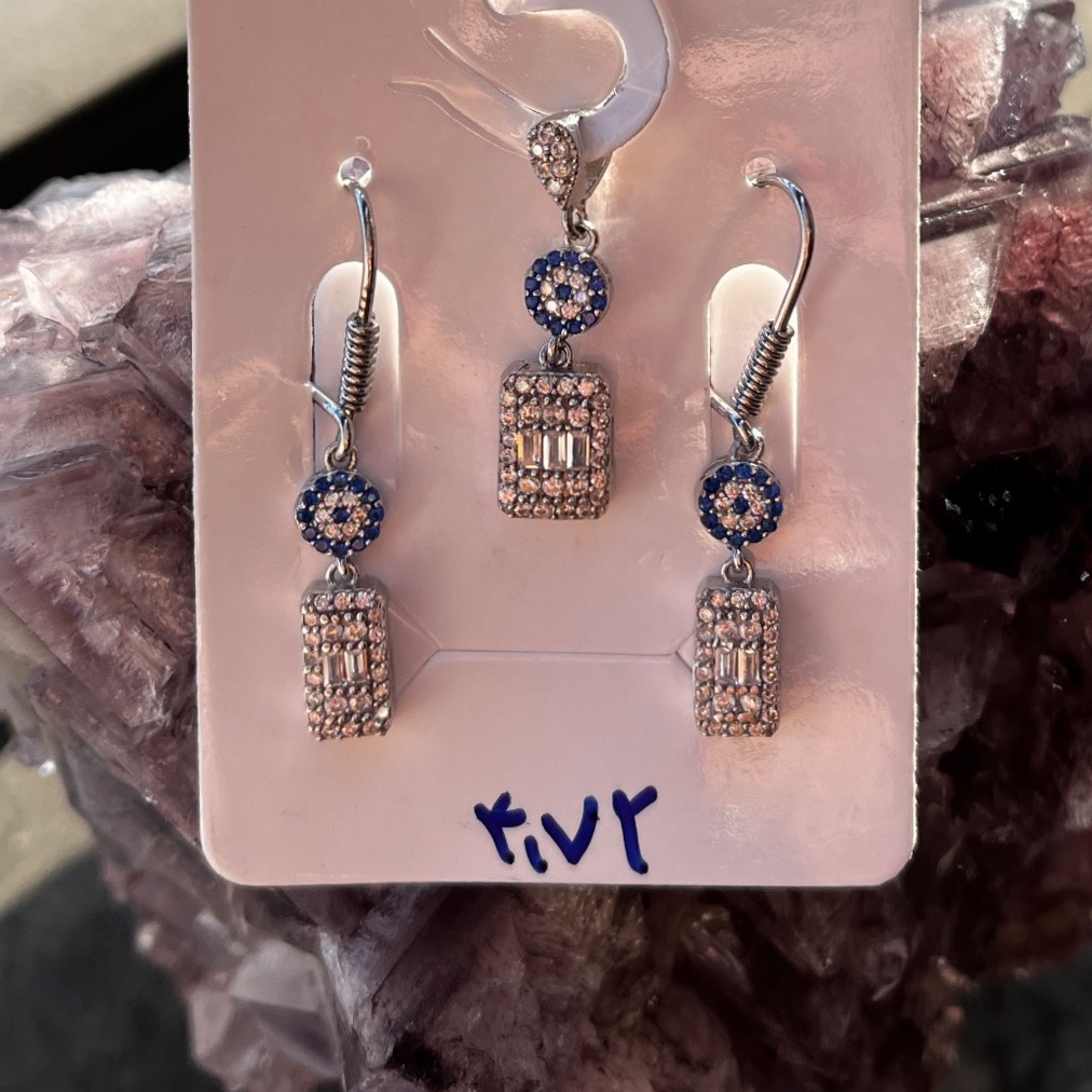 نیم ست نقره زنانه مدل SM116