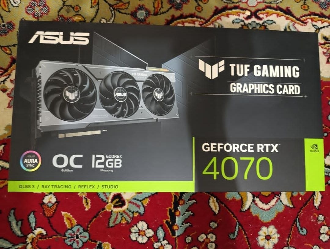 کارت گرافیک Asus RTX 4070 Tuf Gaming OC 12GB