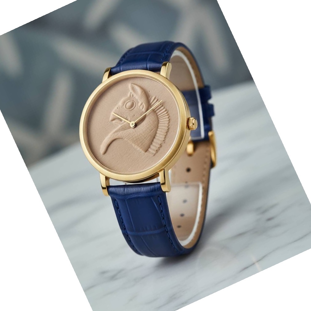 ساعت مچی صفحه منبت کاری شده