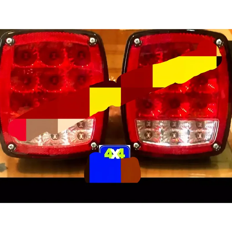 خطر عقب ال ای دی جیپ jeep