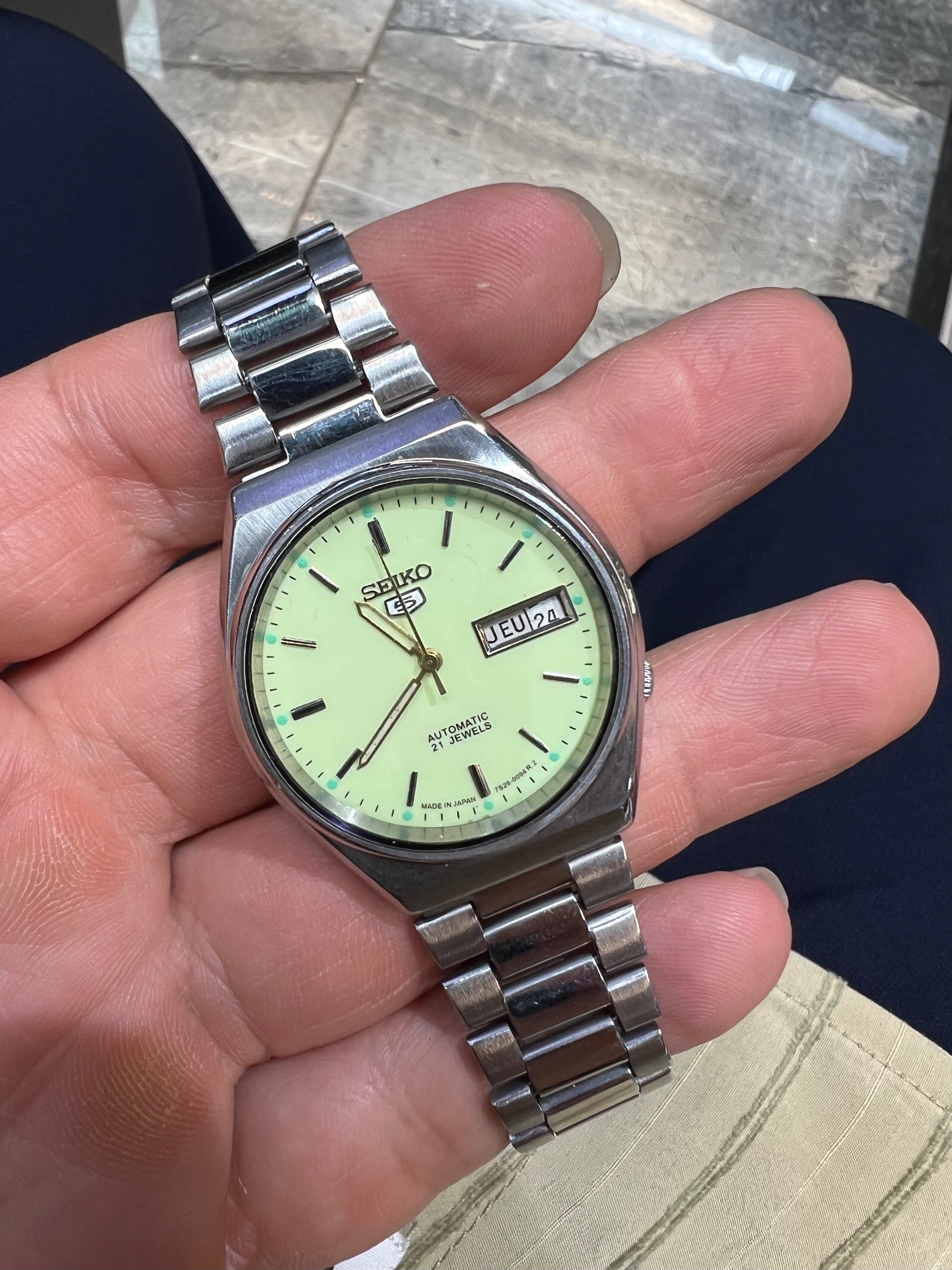 سیکو پنج اتومات تمام شب نما