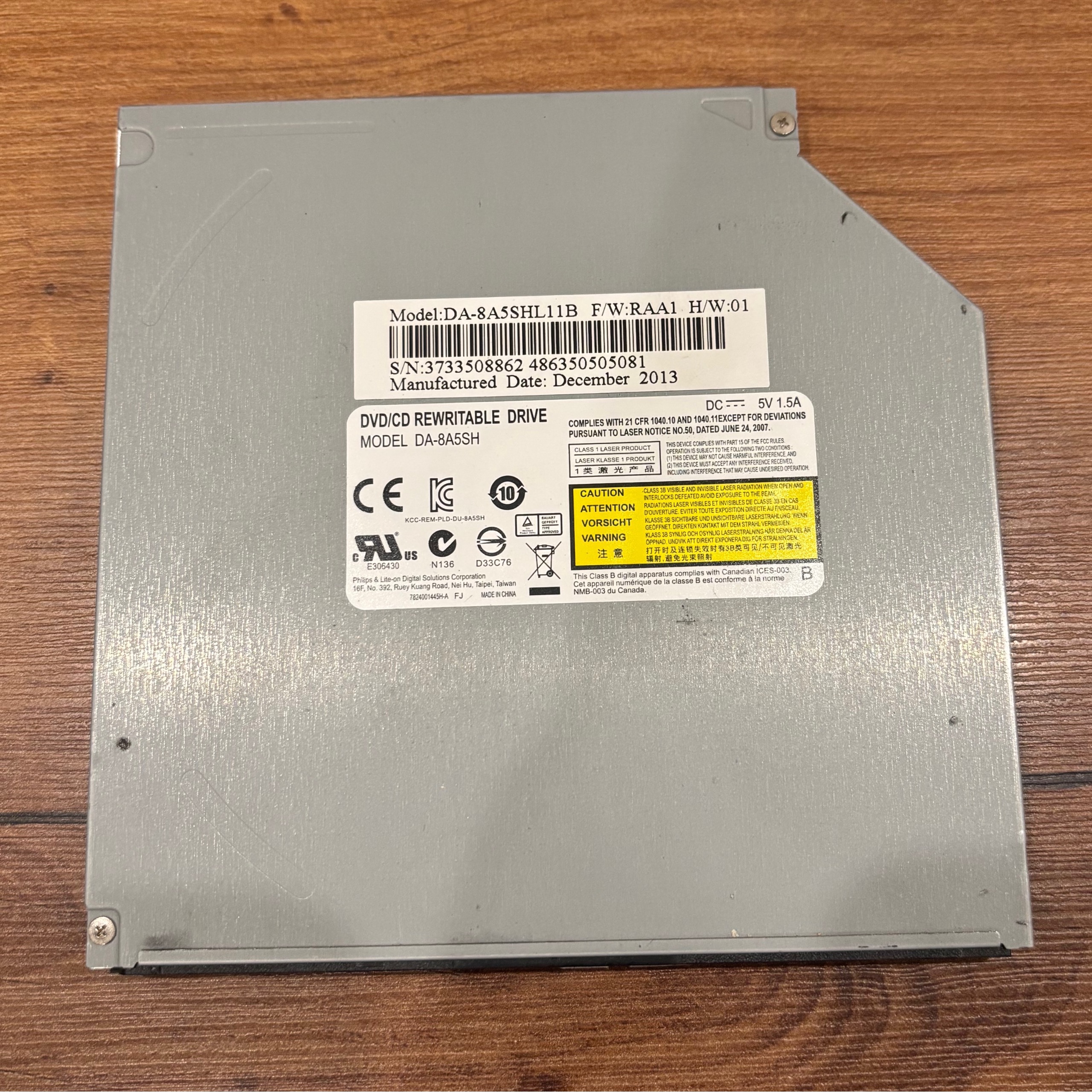 درایو نوری ، دی وی دی رایتر 9.5 میلی متری