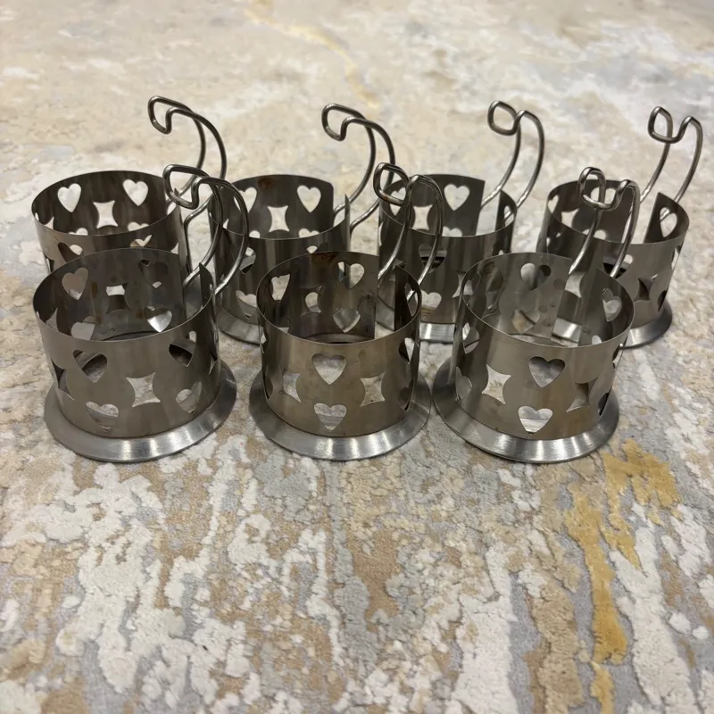 گیره استکان پایه فلزی